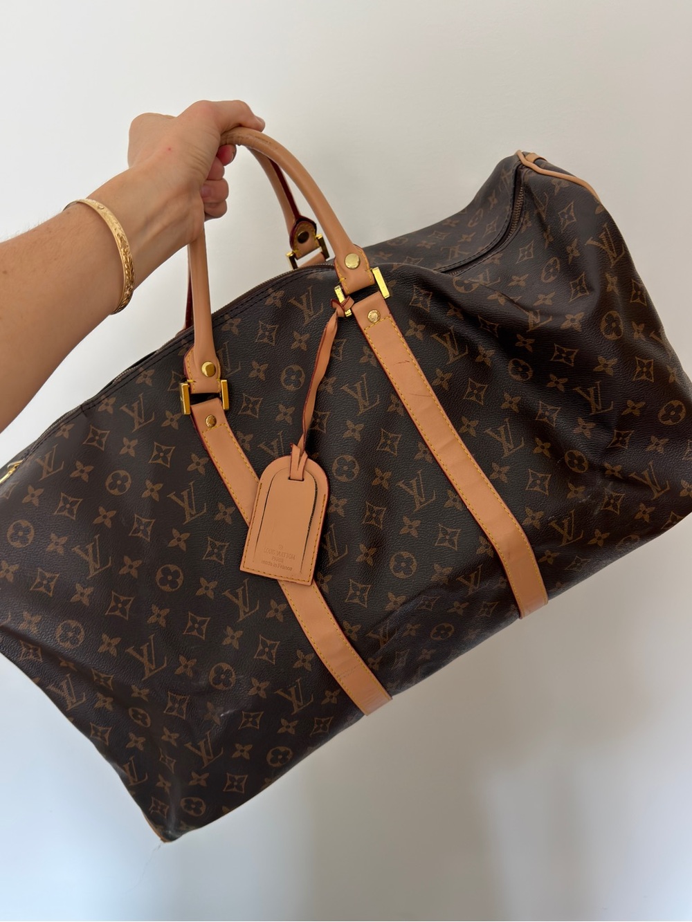 Louis Vuitton monogram duffel bag